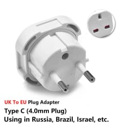 EU Plug Adapter AU UK US To EU Euro Plug Adapter Converter European Travel Adapter Australia USA CN to EU Electric Socket Outlet