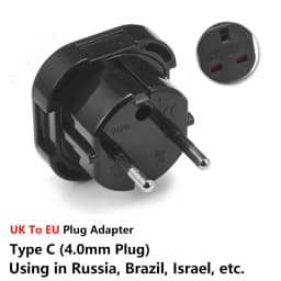EU Plug Adapter AU UK US To EU Euro Plug Adapter Converter European Travel Adapter Australia USA CN to EU Electric Socket Outlet