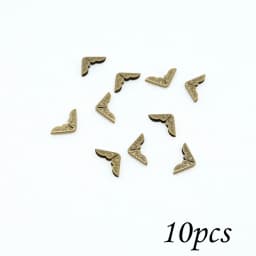 Notebook Metal-Edge Protection Bronze Decoration and TN Elastic Rubber Band for Protection Diary Accessories