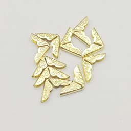 Notebook Metal-Edge Protection Bronze Decoration and TN Elastic Rubber Band for Protection Diary Accessories