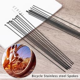10Sets 14g Bicycle Stainless Steel Spokes With Nipples Outdoor Mountain Road Bike High Strength Spokes Wires Cycling Repair Tool