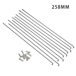 10Sets 14g Bicycle Stainless Steel Spokes With Nipples Outdoor Mountain Road Bike High Strength Spokes Wires Cycling Repair Tool
