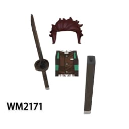 WM6116 WM6162 WM6163 Anime Bricks Mini Dolls Action Figure Assemble Building Blocks Toys For Children Gift