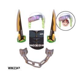 WM6116 WM6162 WM6163 Anime Bricks Mini Dolls Action Figure Assemble Building Blocks Toys For Children Gift