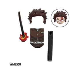 WM6116 WM6162 WM6163 Anime Bricks Mini Dolls Action Figure Assemble Building Blocks Toys For Children Gift