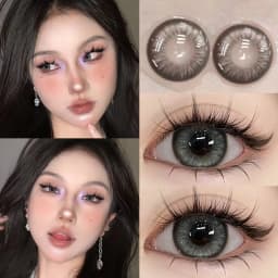 MILL CREEK Myopia Color Contact Lenses For Eyes with Multicontact Natural Pupils Korean Grey Lenses 1 Pair(2Pcs) Fast Shipping