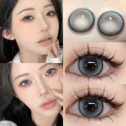 MILL CREEK Myopia Color Contact Lenses For Eyes with Multicontact Natural Pupils Korean Grey Lenses 1 Pair(2Pcs) Fast Shipping