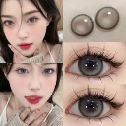 MILL CREEK Myopia Color Contact Lenses For Eyes with Multicontact Natural Pupils Korean Grey Lenses 1 Pair(2Pcs) Fast Shipping