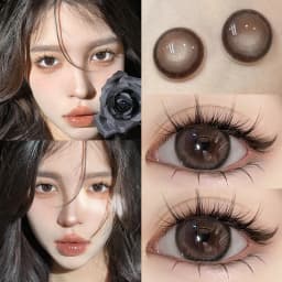 MILL CREEK Myopia Color Contact Lenses For Eyes with Multicontact Natural Pupils Korean Grey Lenses 1 Pair(2Pcs) Fast Shipping