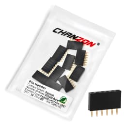 Single Row Female 2 3 4 5 6 8 10 12 15 20 40 Pin Header Gold Plated Solderless 2.54mm Pitch Strip Pinheader Connector