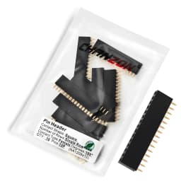 Single Row Female 2 3 4 5 6 8 10 12 15 20 40 Pin Header Gold Plated Solderless 2.54mm Pitch Strip Pinheader Connector