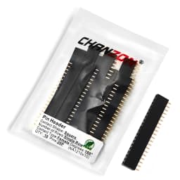 Single Row Female 2 3 4 5 6 8 10 12 15 20 40 Pin Header Gold Plated Solderless 2.54mm Pitch Strip Pinheader Connector