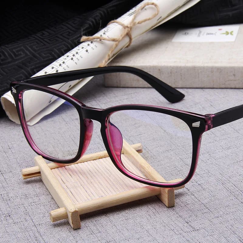 Transparent Computer Glasses Frame Women Men Anti Blue Light square Eyewear Blocking Glasses Optical Spectacle Eyeglass