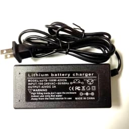 DC42V 2A Universal Lithium Battery Charger Output 9mm 3 Pins For 36V Hoverboard Self-Balancing 100-240V AC Charge EU US Plug