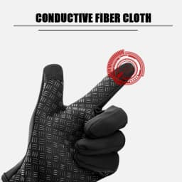 Warm Winter Gloves Men Women Touchscreen Water-repellent Gloves Snowboard Windproof Outdoor Cycling Driving Zipper Sport Glove