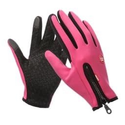 Warm Winter Gloves Men Women Touchscreen Water-repellent Gloves Snowboard Windproof Outdoor Cycling Driving Zipper Sport Glove