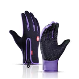 Warm Winter Gloves Men Women Touchscreen Water-repellent Gloves Snowboard Windproof Outdoor Cycling Driving Zipper Sport Glove