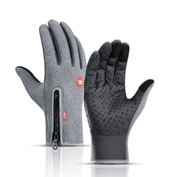 Warm Winter Gloves Men Women Touchscreen Water-repellent Gloves Snowboard Windproof Outdoor Cycling Driving Zipper Sport Glove