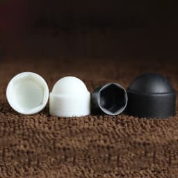 Black White Dome Protection Cap Covers Exposed Hexagon Plastic PE Nut Bolt M3 M4 M5 M6 M8 M10 M12 M14 M16 M18 M20 M22 M24