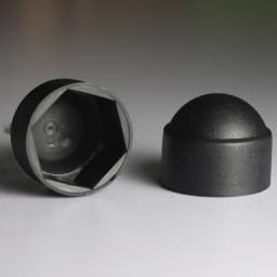 Black White Dome Protection Cap Covers Exposed Hexagon Plastic PE Nut Bolt M3 M4 M5 M6 M8 M10 M12 M14 M16 M18 M20 M22 M24