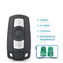 KEYYOU Remote Car Key 315MHz 433Mhz 868MHz Chip For BMW CAS3 1/3/5/7 Series X5 X6 E60 E61 E70 E71 E87 E90 Z4 KR55WK491