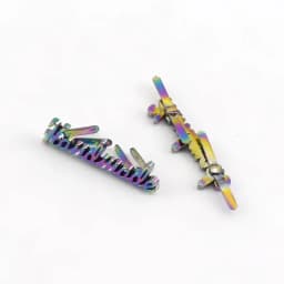 10Pcs Deepeel 35/40mm Handmade Metal Bag Label Handcraft Decorative Tags for Purse Buckles DIY Hardware Sewing Bags Accessories