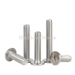 10pcs/lot Stainless Steel Cross Phillips CM Ultra Thin Super Low Flat Wafer Head Screw Bolt M1.4 M1.6 M2 M2.5 M3 M4 M5 M6 M8