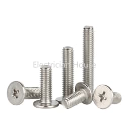 10pcs/lot Stainless Steel Cross Phillips CM Ultra Thin Super Low Flat Wafer Head Screw Bolt M1.4 M1.6 M2 M2.5 M3 M4 M5 M6 M8