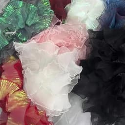1 Yard Christmas Tree Christmas Holiday Decoration Laser Gradient Mermaid Pleated Floral Lace Wedding Decor Fabric 15CM Wide