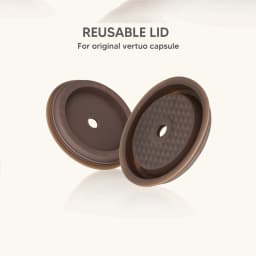 Food Grade Silicone Reusable LId/ Cover for Veruto Coffee Capsule for Vertuoline Machine Fit for 40ml, 150ml. 230ml Original