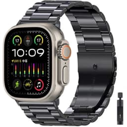 Metal Strap for Apple Watch 12 11 10 46mm 42mm Ultra 4/3/2 49mm Stainless Steel Wristband for IWatch 9 8 7 6 5 SE 45mm 41mm 44mm