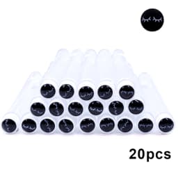 20Pcs/Lot Dust-Proof Eyelash Brush Tube Empty Reusable Lash Mascara Wand Case Replaceable Makeup Applicators Container wholesale