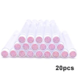 20Pcs/Lot Dust-Proof Eyelash Brush Tube Empty Reusable Lash Mascara Wand Case Replaceable Makeup Applicators Container wholesale