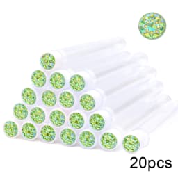 20Pcs/Lot Dust-Proof Eyelash Brush Tube Empty Reusable Lash Mascara Wand Case Replaceable Makeup Applicators Container wholesale