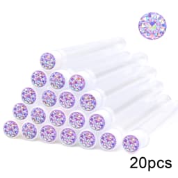 20Pcs/Lot Dust-Proof Eyelash Brush Tube Empty Reusable Lash Mascara Wand Case Replaceable Makeup Applicators Container wholesale