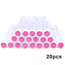 20Pcs/Lot Dust-Proof Eyelash Brush Tube Empty Reusable Lash Mascara Wand Case Replaceable Makeup Applicators Container wholesale