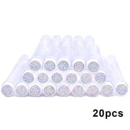 20Pcs/Lot Dust-Proof Eyelash Brush Tube Empty Reusable Lash Mascara Wand Case Replaceable Makeup Applicators Container wholesale