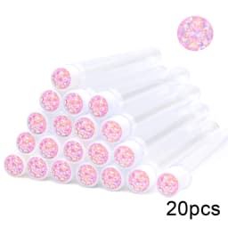 20Pcs/Lot Dust-Proof Eyelash Brush Tube Empty Reusable Lash Mascara Wand Case Replaceable Makeup Applicators Container wholesale