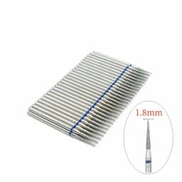 50 Pcs/Set Drill Bit Set for Nails Cutter Dental Diamond Grinding Polish Burs Dental Lab Polisher 2.35mm Shank Nail Tools