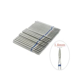 50 Pcs/Set Drill Bit Set for Nails Cutter Dental Diamond Grinding Polish Burs Dental Lab Polisher 2.35mm Shank Nail Tools