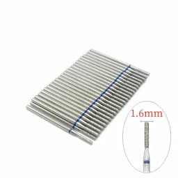50 Pcs/Set Drill Bit Set for Nails Cutter Dental Diamond Grinding Polish Burs Dental Lab Polisher 2.35mm Shank Nail Tools
