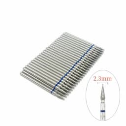 50 Pcs/Set Drill Bit Set for Nails Cutter Dental Diamond Grinding Polish Burs Dental Lab Polisher 2.35mm Shank Nail Tools
