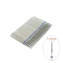 50 Pcs/Set Drill Bit Set for Nails Cutter Dental Diamond Grinding Polish Burs Dental Lab Polisher 2.35mm Shank Nail Tools
