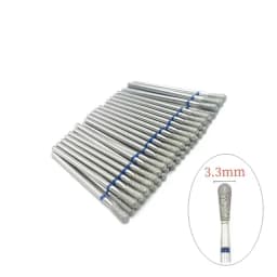 50 Pcs/Set Drill Bit Set for Nails Cutter Dental Diamond Grinding Polish Burs Dental Lab Polisher 2.35mm Shank Nail Tools