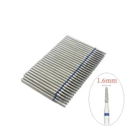 50 Pcs/Set Drill Bit Set for Nails Cutter Dental Diamond Grinding Polish Burs Dental Lab Polisher 2.35mm Shank Nail Tools