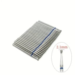 50 Pcs/Set Drill Bit Set for Nails Cutter Dental Diamond Grinding Polish Burs Dental Lab Polisher 2.35mm Shank Nail Tools