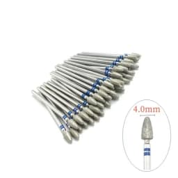 50 Pcs/Set Drill Bit Set for Nails Cutter Dental Diamond Grinding Polish Burs Dental Lab Polisher 2.35mm Shank Nail Tools
