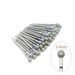 50 Pcs/Set Drill Bit Set for Nails Cutter Dental Diamond Grinding Polish Burs Dental Lab Polisher 2.35mm Shank Nail Tools