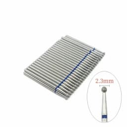 50 Pcs/Set Drill Bit Set for Nails Cutter Dental Diamond Grinding Polish Burs Dental Lab Polisher 2.35mm Shank Nail Tools