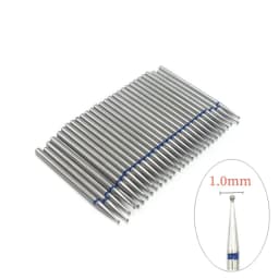 50 Pcs/Set Drill Bit Set for Nails Cutter Dental Diamond Grinding Polish Burs Dental Lab Polisher 2.35mm Shank Nail Tools